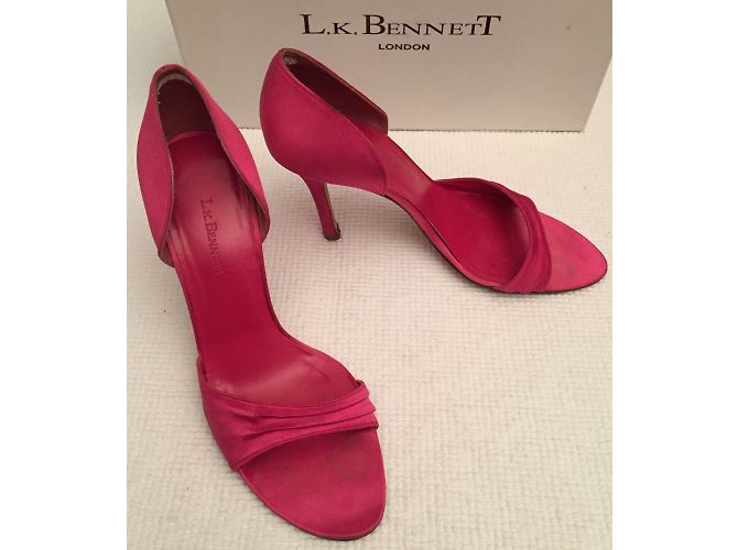 Lk Bennett Fable Pumps aus Satin Fuchsia Größe 38 Pink - Ansicht 4