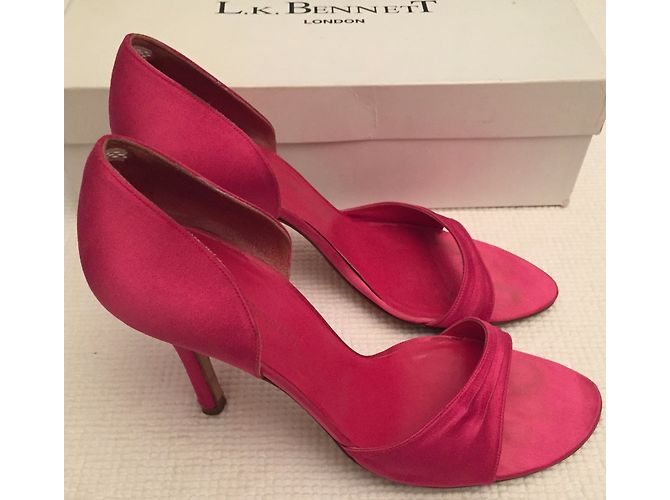 Lk Bennett Fable Pumps aus Satin Fuchsia Größe 38 Pink - Ansicht 6