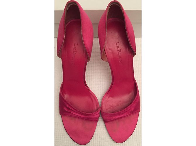Lk Bennett Fable Pumps aus Satin Fuchsia Größe 38 Pink - Ansicht 7