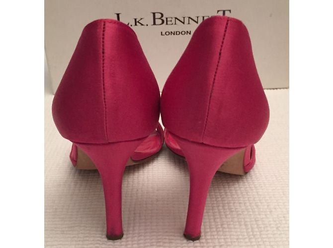 Lk Bennett Fable Pumps aus Satin Fuchsia Größe 38 Pink - Ansicht 9