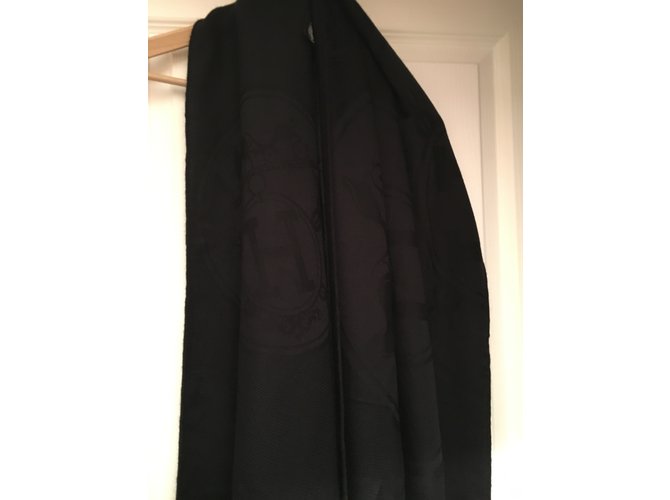 Hermès Cachecol Preto - vista 8