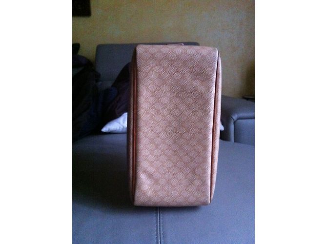 Borsa Céline Beige Caramello in tela - vista 11