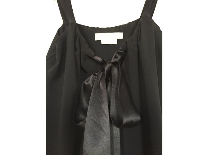 Top de seda Michael Kors negro - vista 2