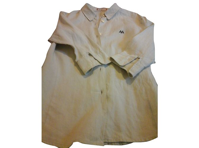 Thomas Burberry 100% Leinenhemd - Ansicht 2