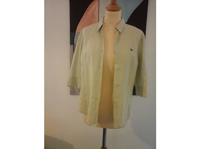 Thomas Burberry 100% Leinenhemd - Ansicht 3