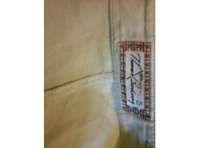 Thomas Burberry 100% Leinenhemd - Ansicht 6