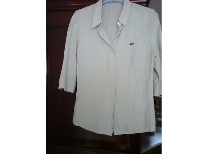 Thomas Burberry 100% Leinenhemd - Ansicht 8