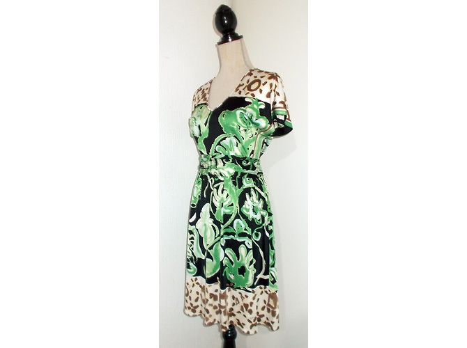 Vestido Emilio Pucci de jersey de seda estampado Verde - vista 6