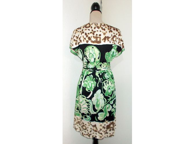 Vestido Emilio Pucci de jersey de seda estampado Verde - vista 7