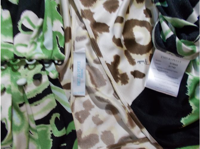 Vestido Emilio Pucci de jersey de seda estampado Verde - vista 9