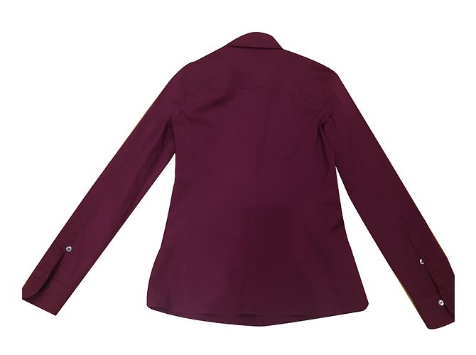 Camicia Gucci in cotone prugna - vista 2
