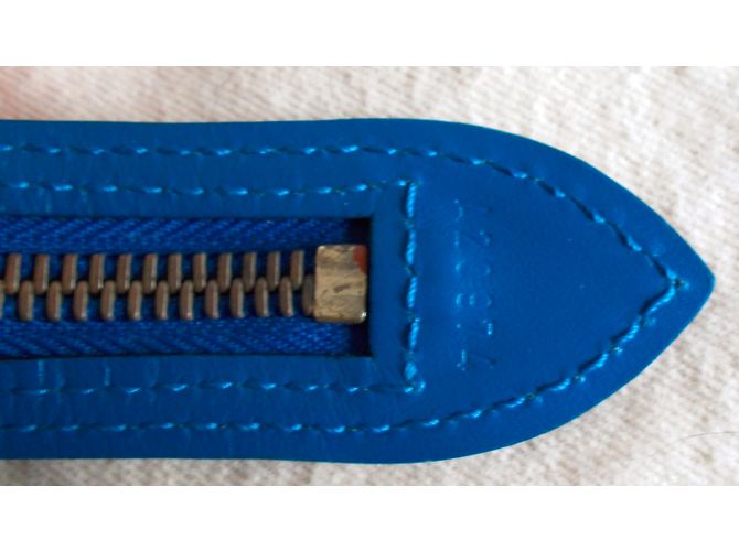 Louis Vuitton St Jacques Tote in pelle blu - vista 16