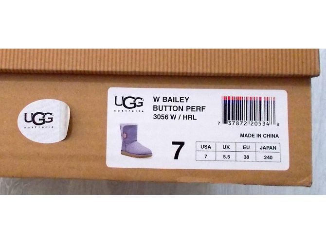 Botas Ugg Violetas de Piel de Oveja 38 Púrpura - vista 9