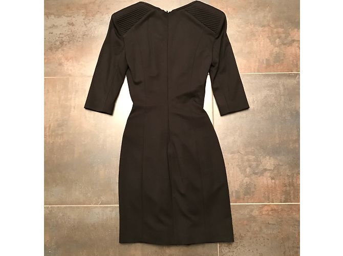 Pierre Balmain Schwarzes Viskose Kleid - Ansicht 11