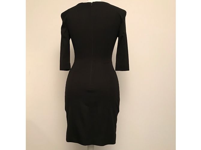 Pierre Balmain Schwarzes Viskose Kleid - Ansicht 5