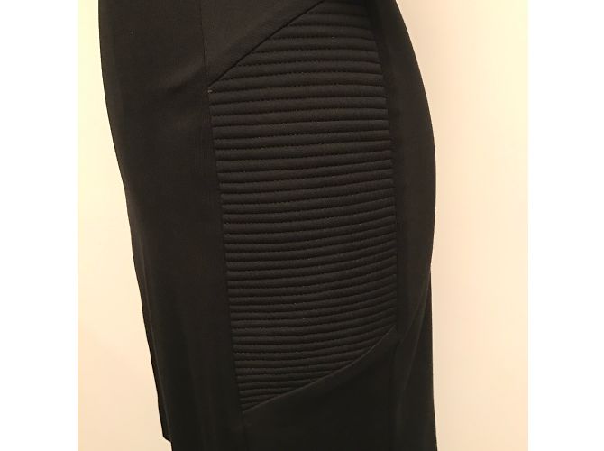 Pierre Balmain Schwarzes Viskose Kleid - Ansicht 7