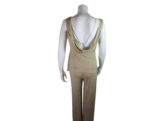 Autre Marque Completo Amazone Top e Pantaloni Beige - vista 2