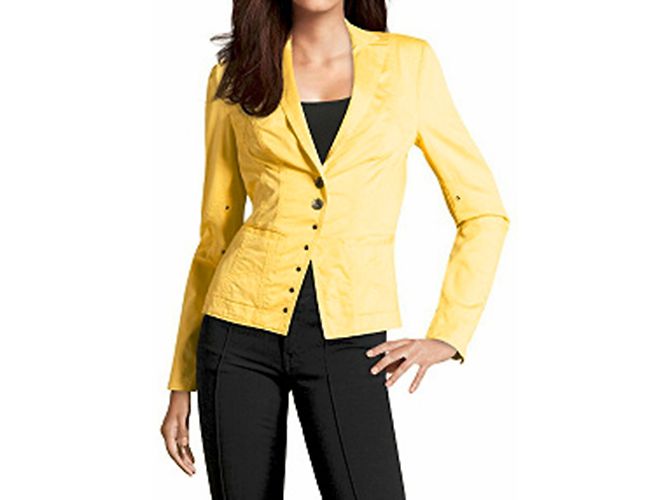 Chaqueta Blazer Marc Cain Amarilla Algodón Amarillo - vista 9
