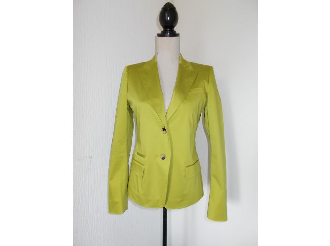 Blazer René Lezard Verde Anís de Algodón - vista 3