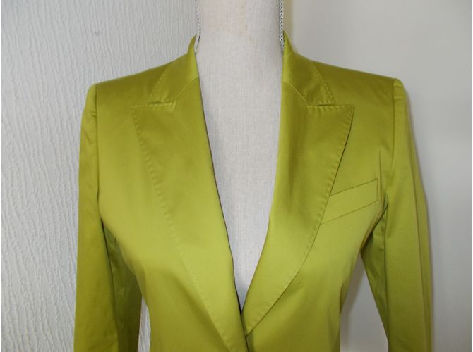 Blazer René Lezard Verde Anís de Algodón - vista 5