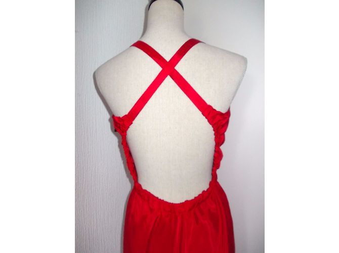 Calvin Klein Kleid Rot Viscose - Ansicht 9