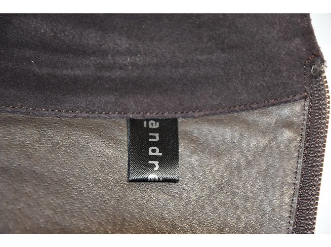 Autre Marque Botas ANDRE Gamuza Marrón Talla 36 Castaño - vista 10