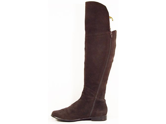 Autre Marque Botas ANDRE Gamuza Marrón Talla 36 Castaño - vista 2