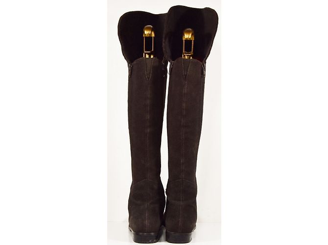 Autre Marque Botas ANDRE Gamuza Marrón Talla 36 Castaño - vista 6