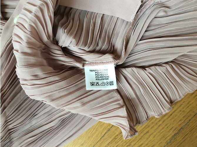 Gerard Darel plissierte Bluse rosa Polyester Größe 36 Pink - Ansicht 6