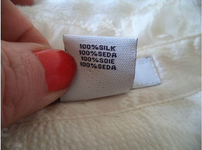 Autre Marque Camicia di seta GANT crema Crudo - vista 7