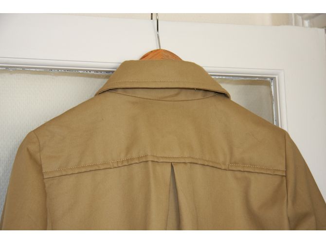 Parka Maje Sahara Beige de Algodón Talla 38 - vista 4