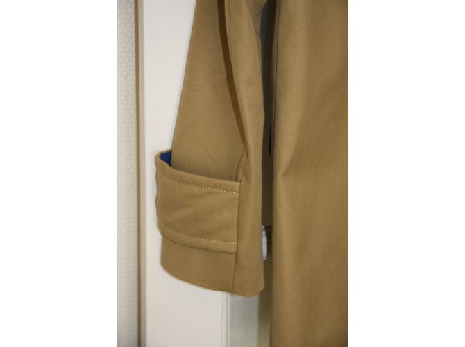 Parka Maje Sahara Beige de Algodón Talla 38 - vista 5