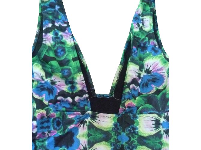 Asos Badeanzug mit Blumenmuster Mehrfarben - Ansicht 2