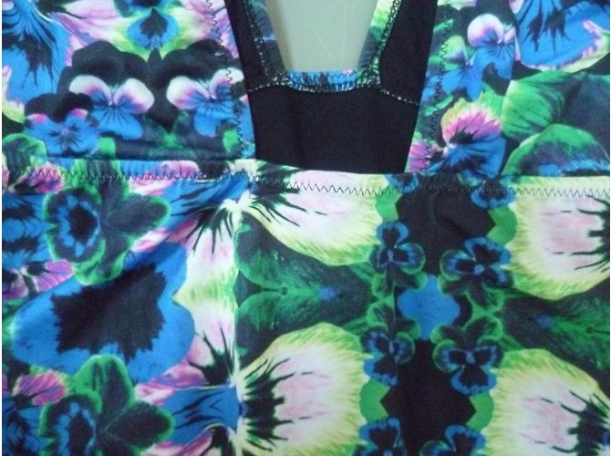 Asos Badeanzug mit Blumenmuster Mehrfarben - Ansicht 4