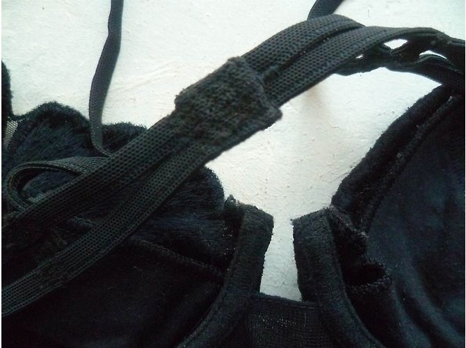 Bustier La Perla negro sin tirantes 85A - vista 3