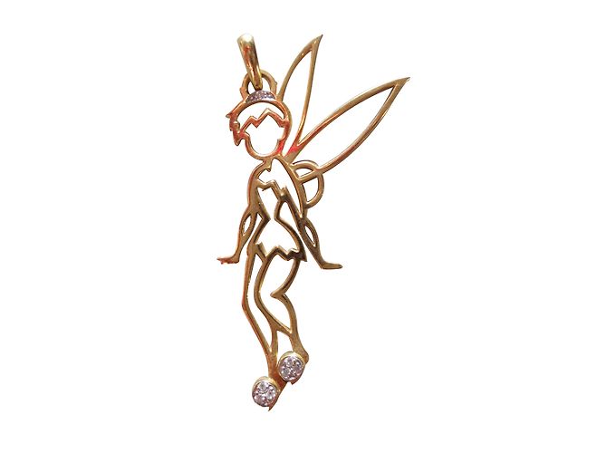 Victoria Couture collana pendente D'oro - vista 2