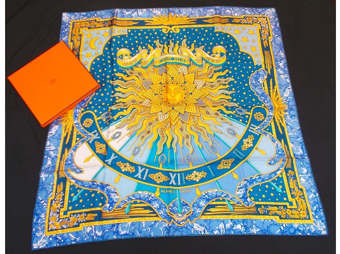 Hermès Carpe diem Blanco Azul Amarillo - vista 12