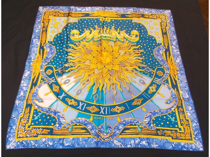 Hermès Carpe diem Blanco Azul Amarillo - vista 3