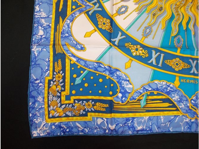 Hermès Carpe diem Blanco Azul Amarillo - vista 6