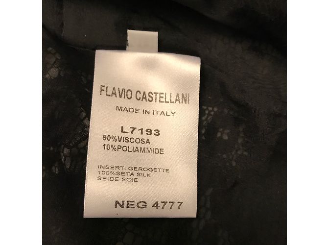 Flavio Castellani Kurze Jacke aus schwarzer Spitze - Ansicht 10