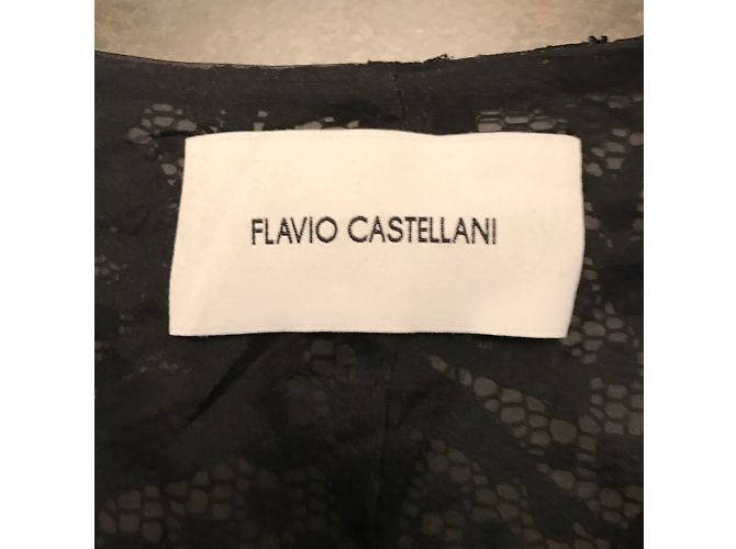 Flavio Castellani Kurze Jacke aus schwarzer Spitze - Ansicht 9