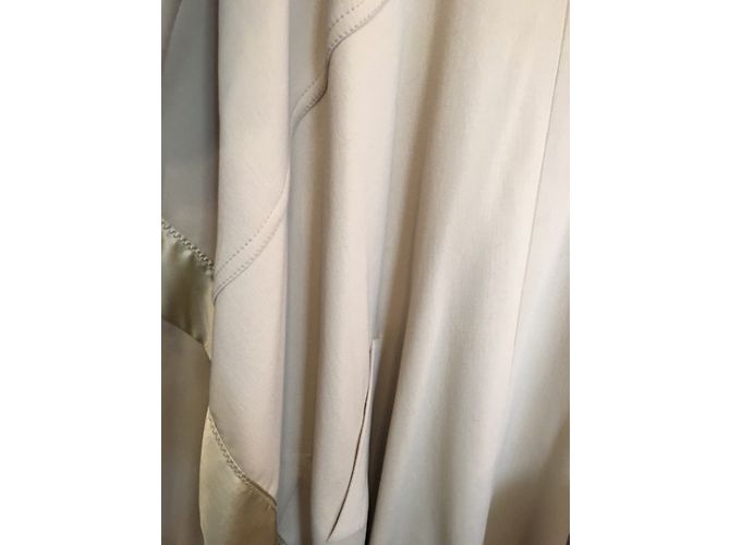 Chloé Capa de lana y cachemira beige - vista 10