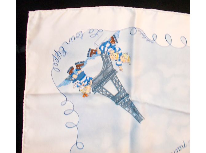 Hermès Silk scarf White - view 10