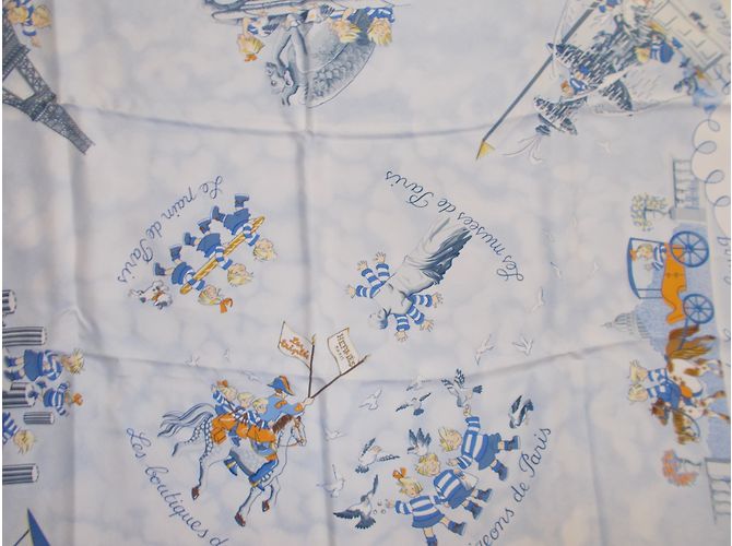 Hermès Silk scarf White - view 12