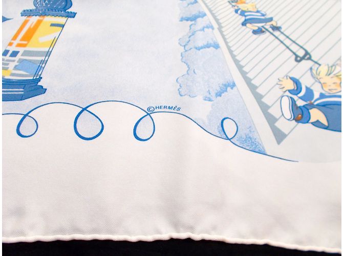 Hermès Silk scarf White - view 13