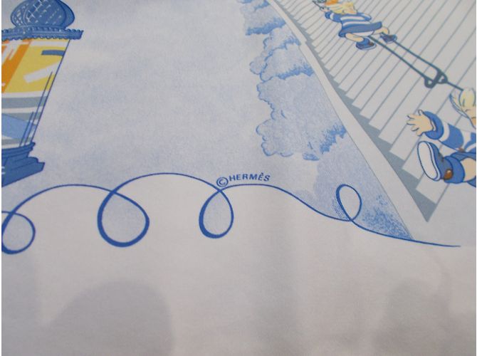 Hermès Silk scarf White - view 14