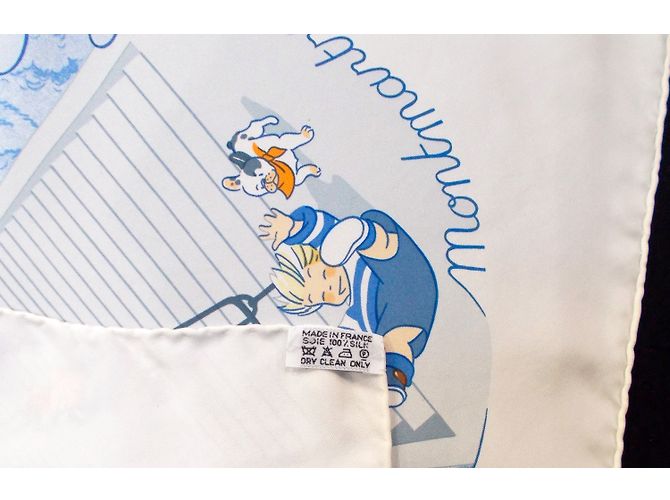 Hermès Silk scarf White - view 15