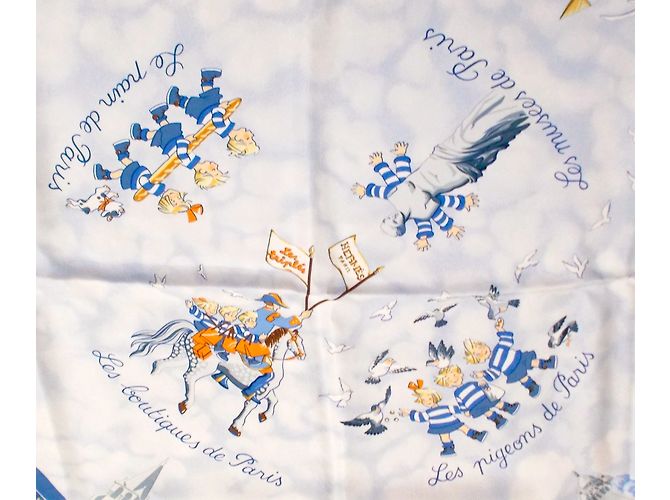 Hermès Silk scarf White - view 19