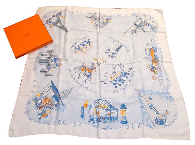 Hermès Silk scarf White - view 2