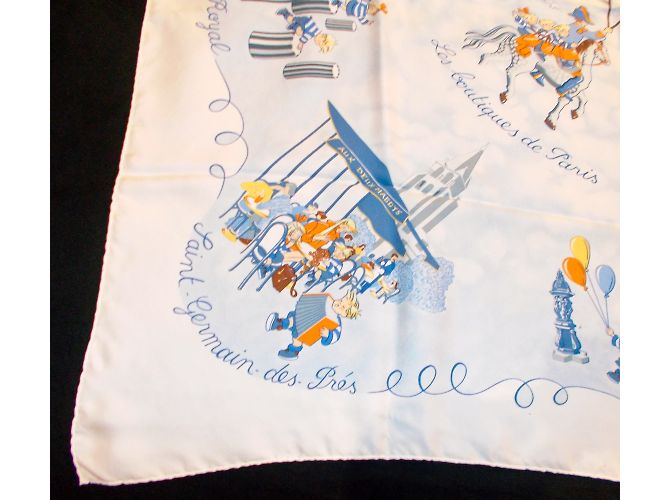 Hermès Silk scarf White - view 5